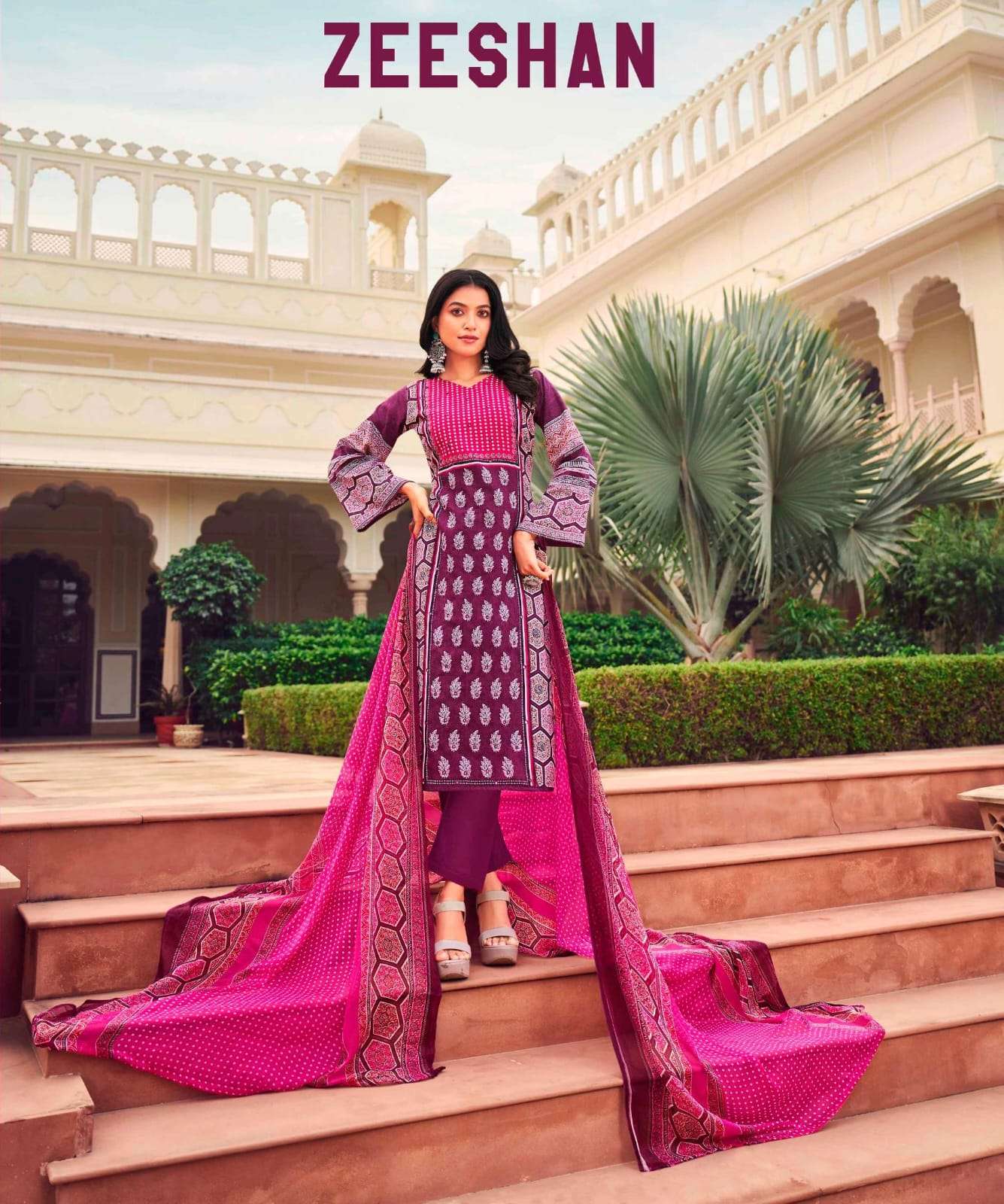  ZEESHAN COTTON COLLECTION OPEN PIC BY ZULFAT